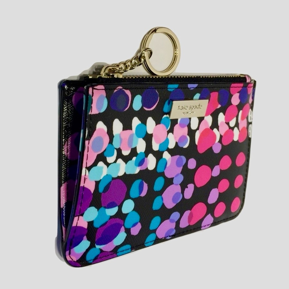 Kate Spade New York Laurel Way Bitsy Dotty Card Coin Case Wallet - Picture 10 of 13